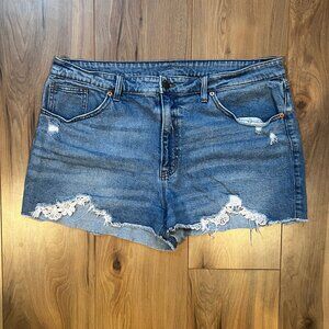 Wild Fable Lace Denim Shorts